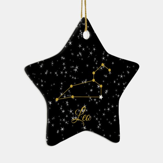 Leo Constellation Keramisch Ornament (Rechts)