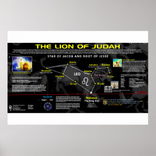 Leo Constellation - Lion of Judah Poster