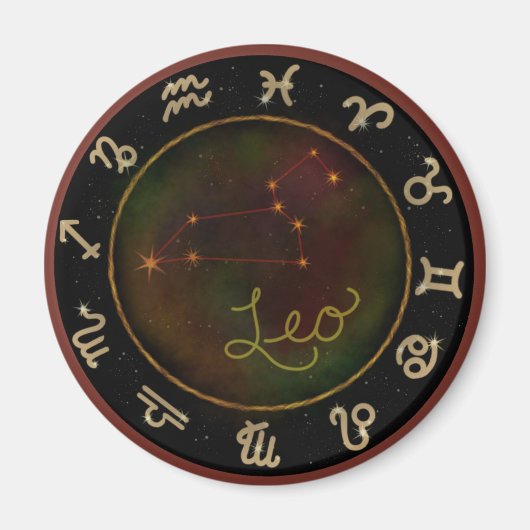 Leo Constellation Magnet (Voorkant)