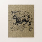 Leo Constellation Map Hevelius ongeveer 1690 Legpuzzel (Verticaal)