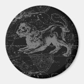  Leo Constellation MapHevelius 1690 Magneet (Voorkant)