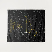 Leo Constellation Wandkleed (Voorkant (horizontaal))