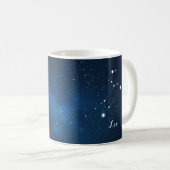 Leo Constellation Zodiac Star Sign Koffiemok (Voorkant rechts)