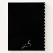 Leo Constellation & Zodiac Symbol Notitieboek (Achterkant)