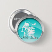 Leo Dates Badge Ronde Button 5,7 Cm (Voorkant /achterkant)