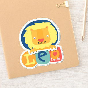 Leo de Diashow van de Lion Sticker