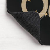 Leo de gouden sterren van de Lion Zodiac Constella Muismat (Hoek)