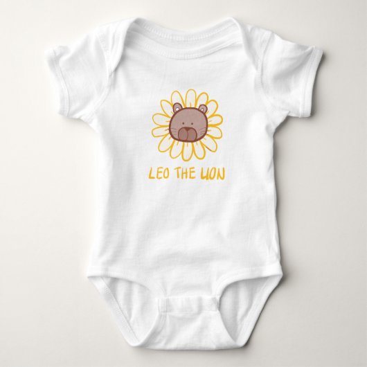 Leo de Leeuw -Baby Body Romper (Voorkant)