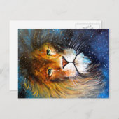 Leo, de leeuw. briefkaart (Voorkant / Achterkant)