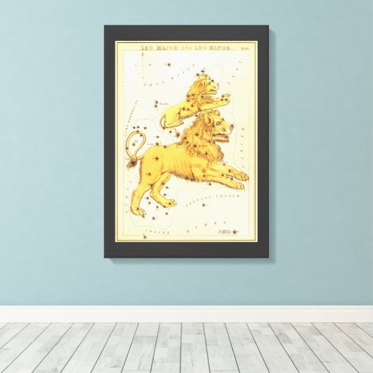 Leo de Leeuw Constellatie Urania's Mirror Canvas Afdruk (Insitu (Houten vloer))