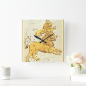 Leo de Leeuw Constellatie Urania's Mirror Vierkante Klok (Huis)