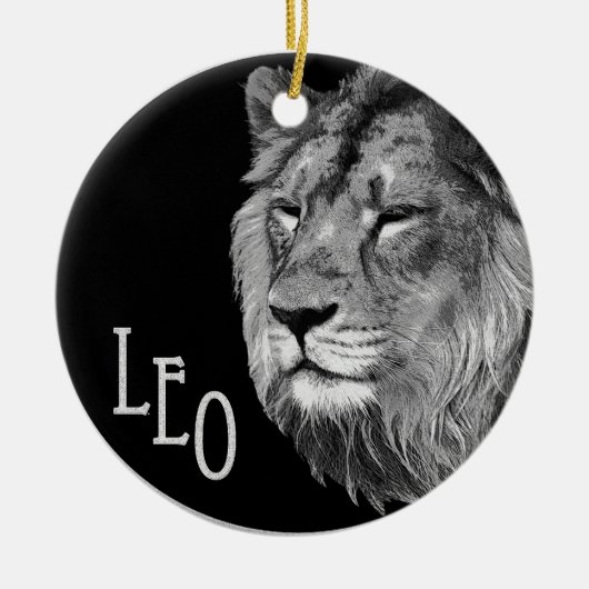 Leo de leeuw keramisch ornament (Voorkant)