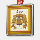Leo de leeuw metalen ornament (Links)