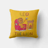 Leo de Leeuw zodiac schattige leeuw Kussen (Achterkant)
