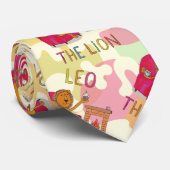 Leo de Leeuw Zodiac teken verjaardag wrap Stropdas (Opgerold)