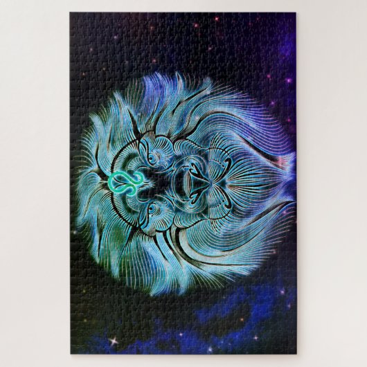 leo de leeuw - zodische puzzel legpuzzel (Verticaal)