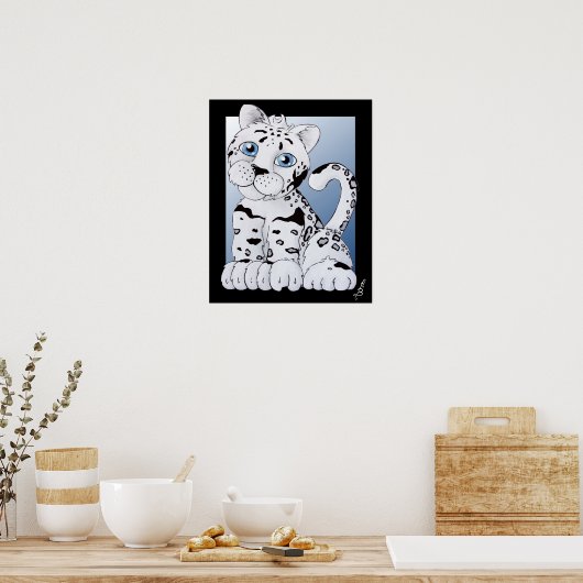 Leo de Leopard Poster (Keuken)