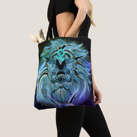 leo de lion zodiac canvas tas (Dichtbij)