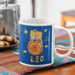 Leo de Lion zodiac-gebondenis koffie-mok Koffiemok