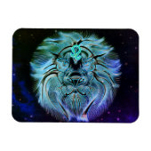 leo de lion zodiac magnet magneet (Horizontaal)
