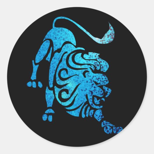 Leo de Sterrenbeeld Sticker (Voorkant)