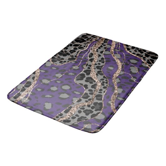 Leo Dierenprint Glitter Glam 2 Badmat (Gekanteld)