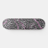 Leo Dierenprint Glitter Glam 3 Persoonlijk Skateboard (Horizontaal)