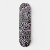Leo Dierenprint Glitter Glam 3 Persoonlijk Skateboard (Voorkant)
