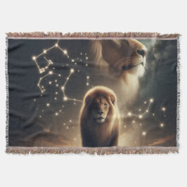 Leo Dierenriem Kunst - Majestueuze Leeuw en Sterre Deken