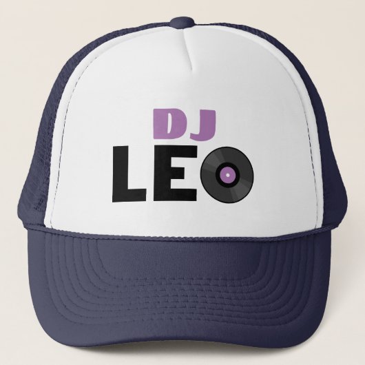 Leo DJ Trucker Hat Pet (Voorkant)