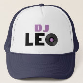 Leo DJ Trucker Hat Trucker Pet (Voorkant)