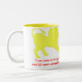 Leo DreamMaker-Mok Tweekleurige Koffiemok (Links)