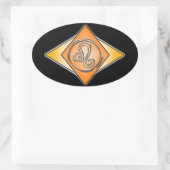 Leo Driehoeken Geboortetekens Stickers (Tas)