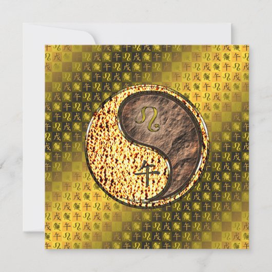 Leo & Earth Horse Kaart (Voorkant)