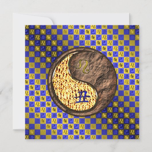 Leo & Earth Ox Kaart (Voorkant)