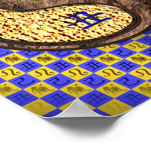 Leo & Earth Ox Poster (Hoek)