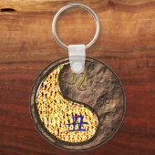 Leo & Earth Ox Sleutelhanger (Voorkant)