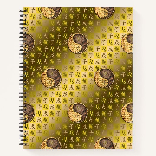 Leo & Earth Rat Spiraal Notebook Notitieboek (Voorkant)