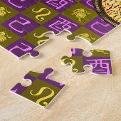 Leo & Earth Rooster Legpuzzel (Zijkant)