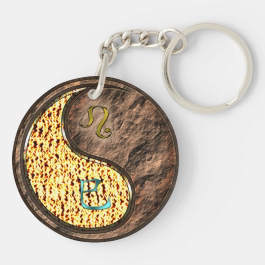 Leo & Earth Snake Sleutelhanger (Achterkant)