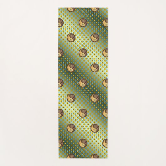 Leo & Earth Snake Yogamat (Voorkant)