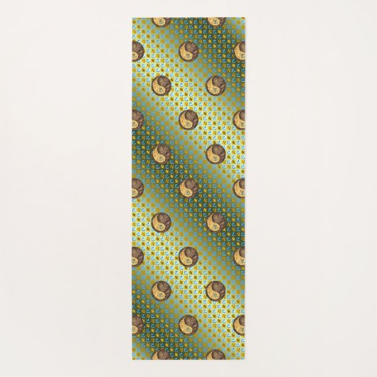 Leo & Earth Snake Yogamat (Achterkant)