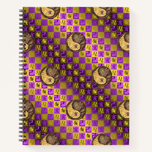 Leo & Earth Varken Spiraal Notebook Notitieboek (Voorkant)