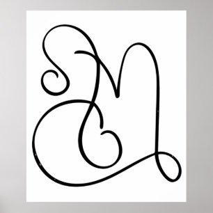 Leo en Capricorn schitterend vertakt de Zodiakunst Poster