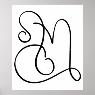 Leo en Capricorn schitterend vertakt de Zodiakunst Poster