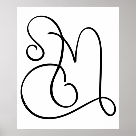 Leo en Capricorn schitterend vertakt de Zodiakunst Poster (Voorkant)