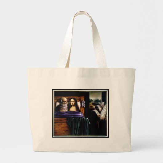 Leo en Mona Grote Tote Bag (Voorkant)