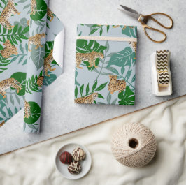 Leo-exotisch Oerwoud Cadeaupapier