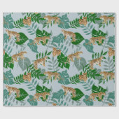 Leo-exotisch Oerwoud Cadeaupapier (Vlak)