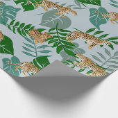 Leo-exotisch Oerwoud Cadeaupapier (Hoek)